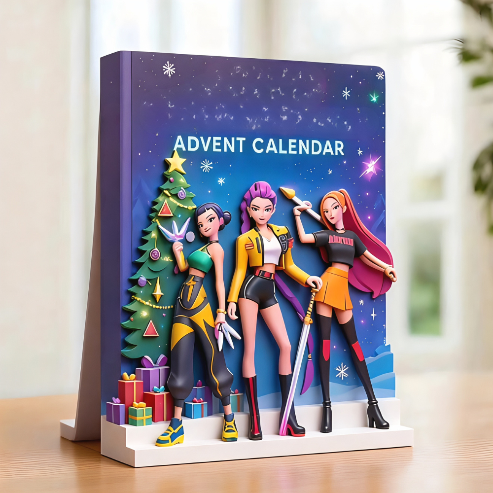 K Pop Anime Advent Calendar With Daily Gift Figures