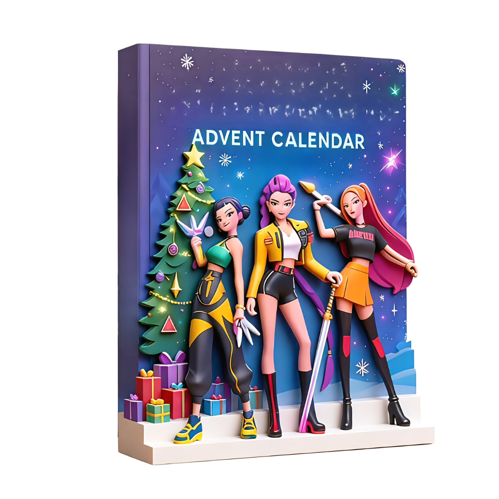 K Pop Anime Advent Calendar With Daily Gift Figures