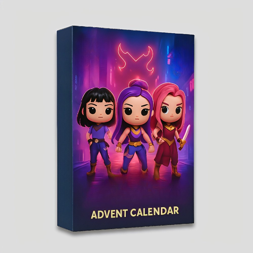 Calendar de Advent K Pop Anime cu Figurine Cadou Zilnice
