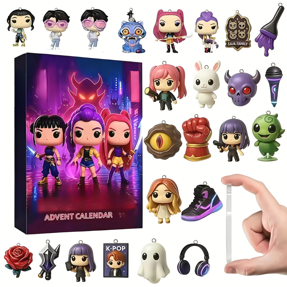 K Pop Anime Advent Calendar With Daily Gift Figures