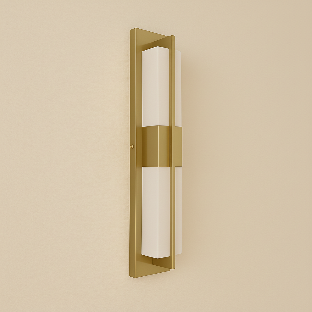 LumaCrest Contemporary Waterproof Vertical Wall Sconce for Indoor and Outdoor Use