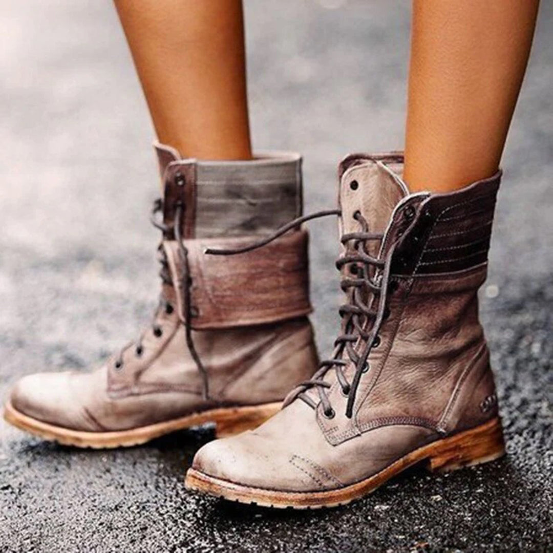 Nova Stiefel Zeitloses Leder für klassischen Stil Schuhe
