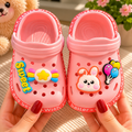 Toddlers Garden Clogs With Cartoon Design For Slip On Play Shoes