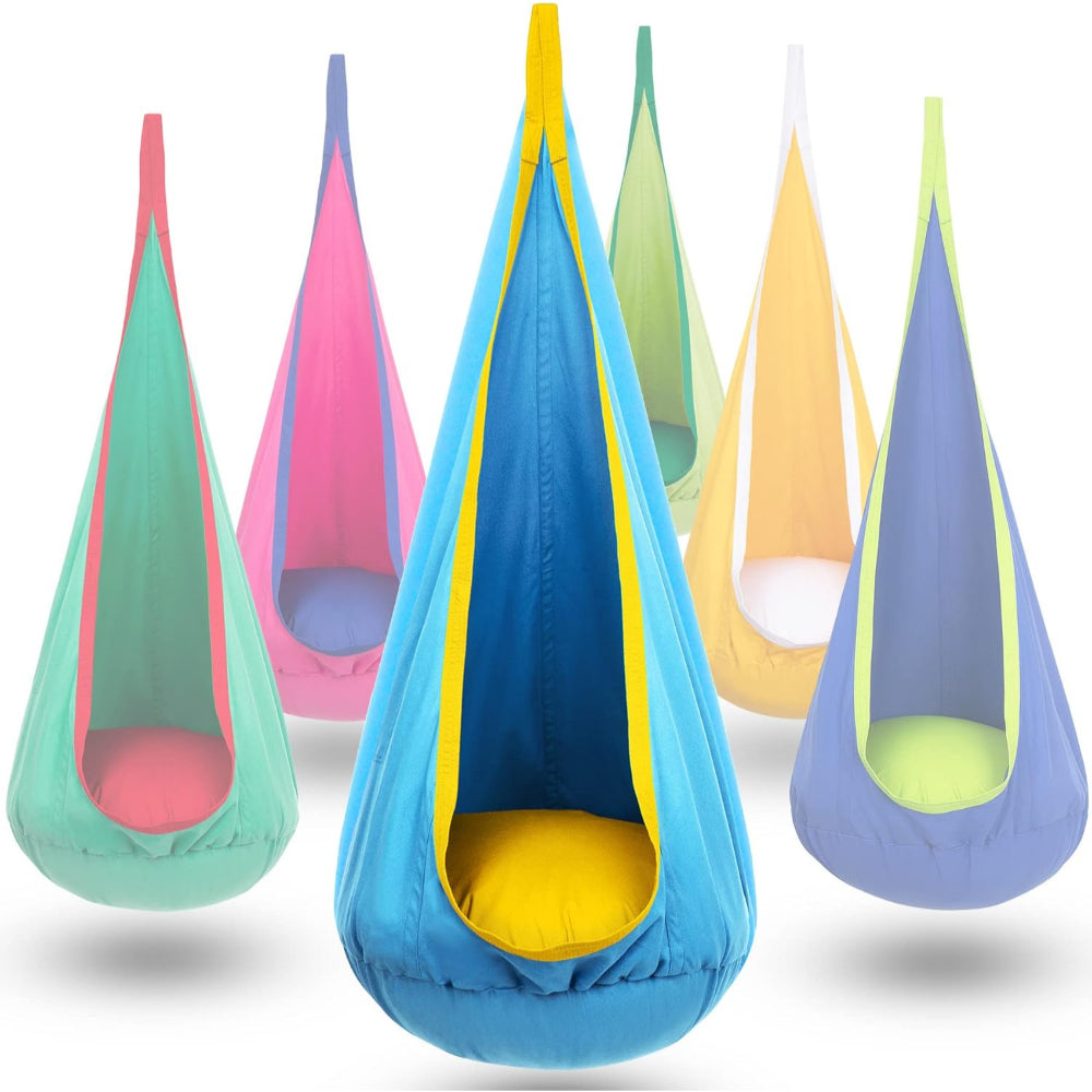 Kids Pod Swing Sensory Seat For Indoor Play And Reading Corner