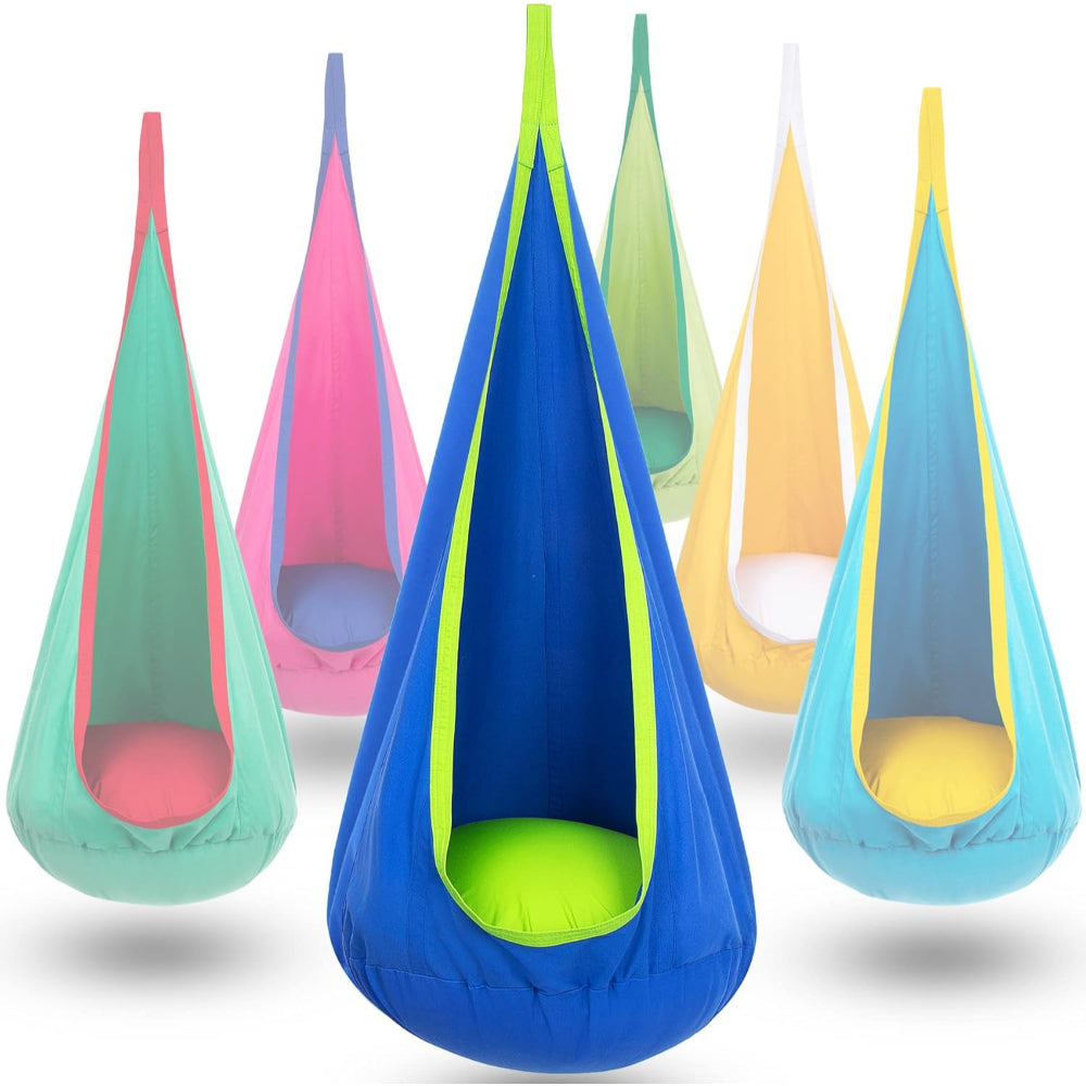 Kids Pod Swing Sensory Seat For Indoor Play And Reading Corner