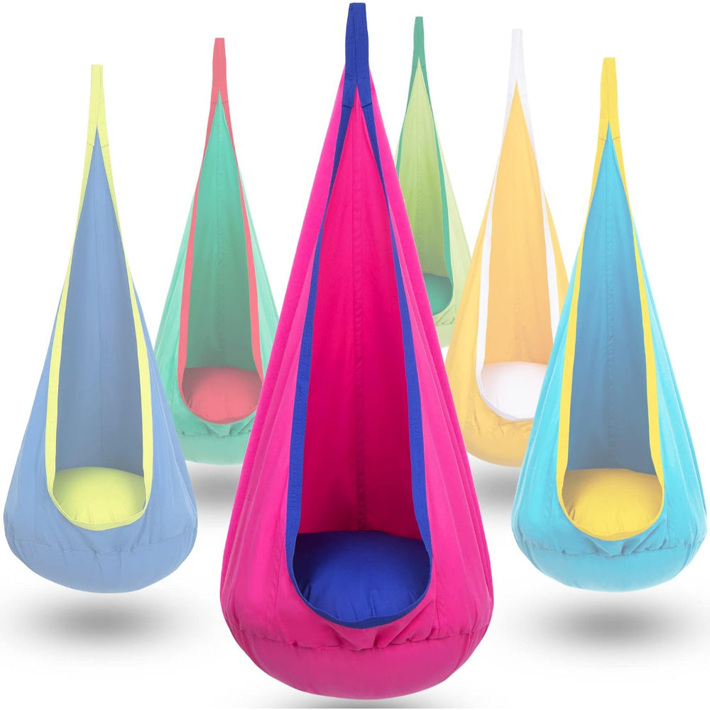 Kids Pod Swing Sensory Seat For Indoor Play And Reading Corner
