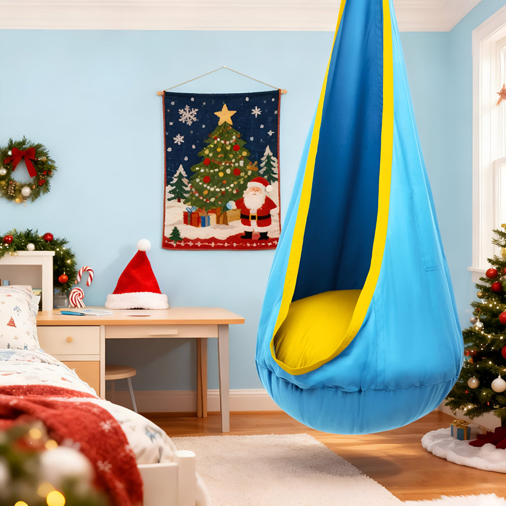 Kids Pod Swing Sensory Seat For Indoor Play And Reading Corner