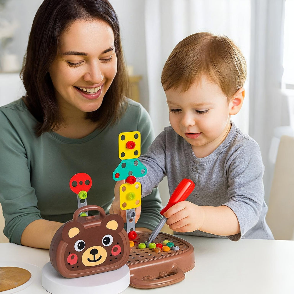 Montessori Inspired Building Set For Kids STEM Activity Kit