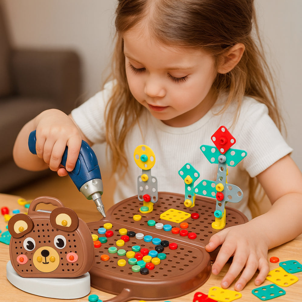 Montessori Inspired Building Set For Kids STEM Activity Kit