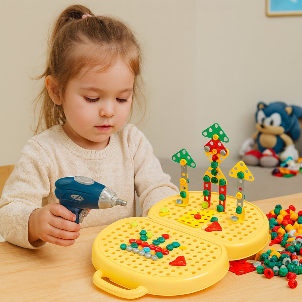 Montessori Inspired Building Set For Kids STEM Activity Kit