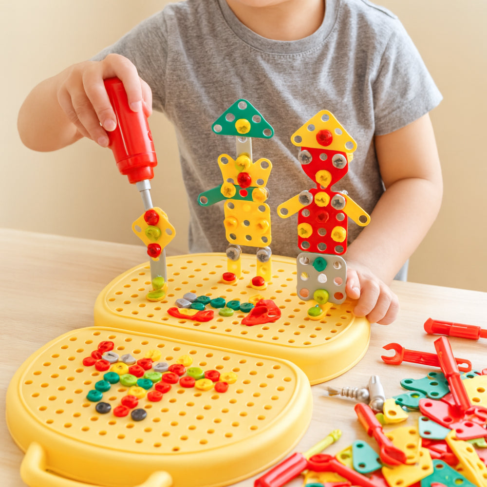 Montessori Inspired Building Set For Kids STEM Activity Kit
