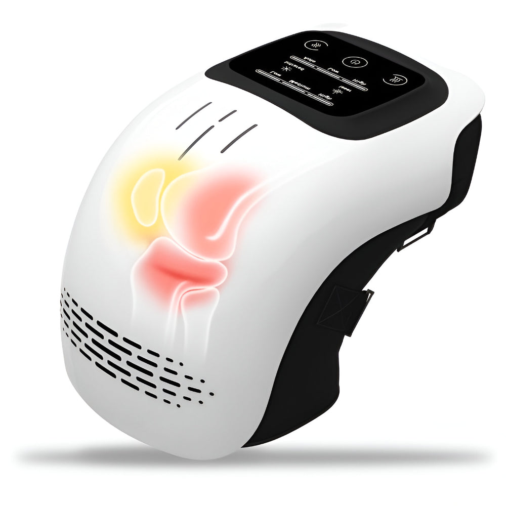 Elektrischer beheizter Knie-Massager mit verstellbarer Kompressionsunterstützung