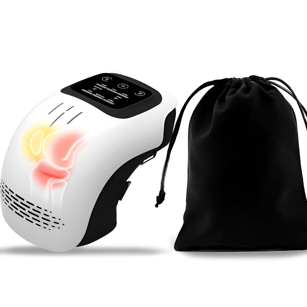 Elektrischer beheizter Knie-Massager mit verstellbarer Kompressionsunterstützung