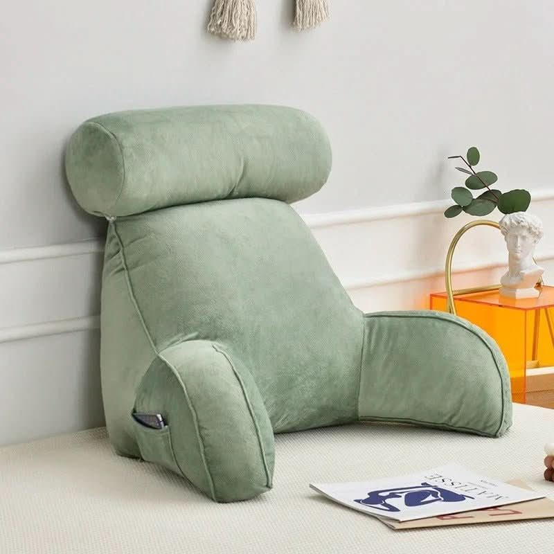 Ergonomiczne oparcie CozySupport z podłokietnikami i zagłówkiem
