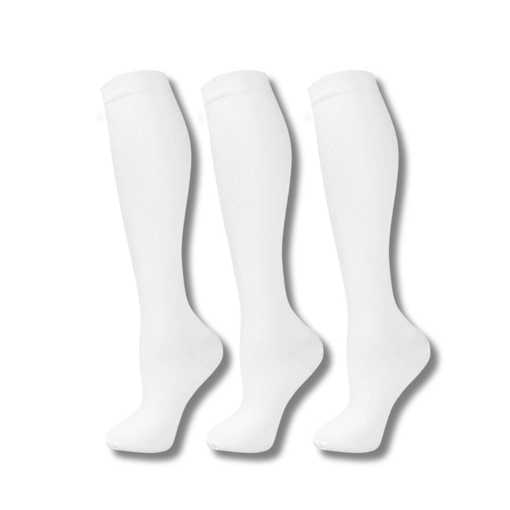 Women's Knee-High Support Socks for Travel and Sports