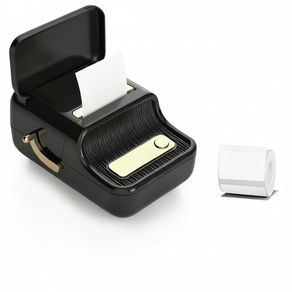 NovaLabel Kompakt Vezeték nélküli Mini Hőnyomtató Egység