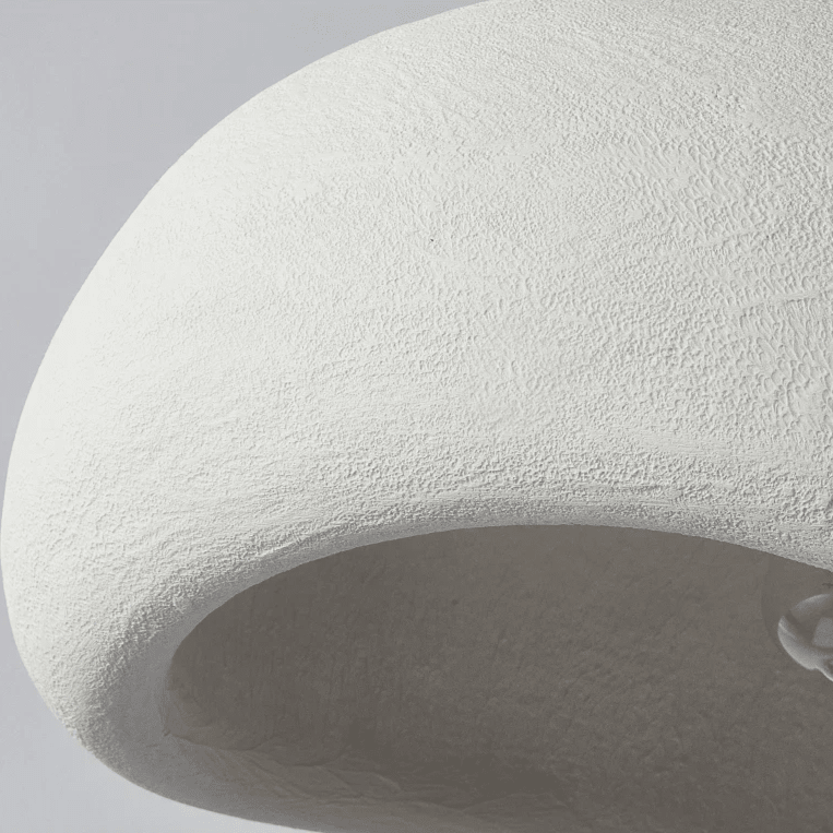 LED-hanglamp met koepelvormige fiberglas kap voor moderne plafondlamp | Rosalyssa