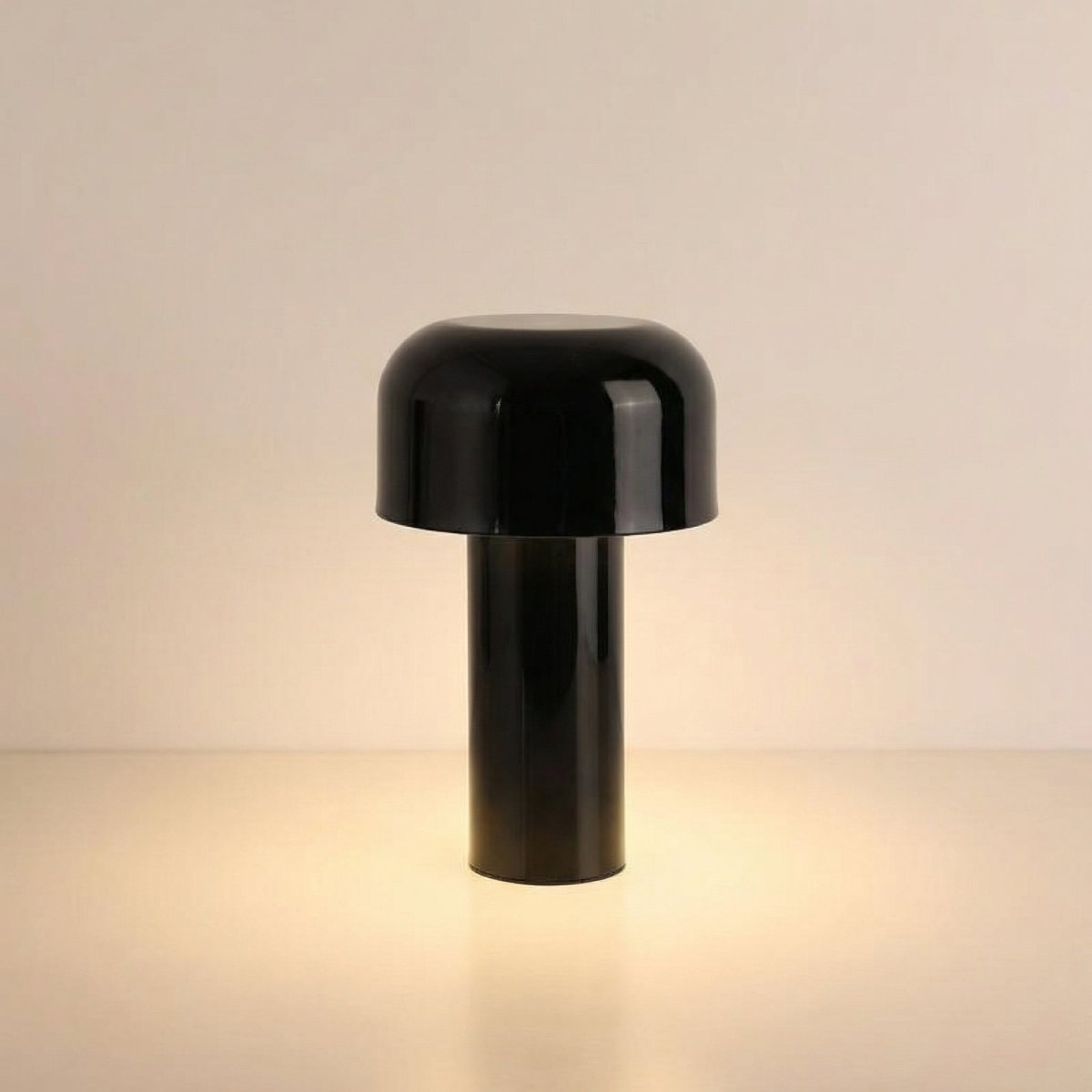 Lampada da tavolo a LED con design a fungo e base in metallo, alta 12 pollici | Rosalyssa