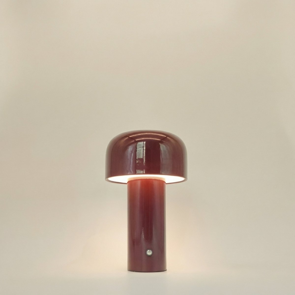 Lampada da tavolo a LED con design a fungo e base in metallo, alta 12 pollici | Rosalyssa