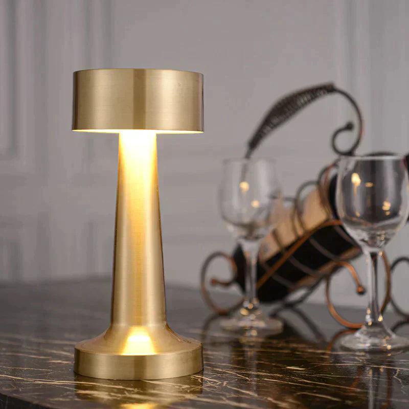 LumaNova Retro LED Wireless Rechargeable Table Lamp For Restaurants