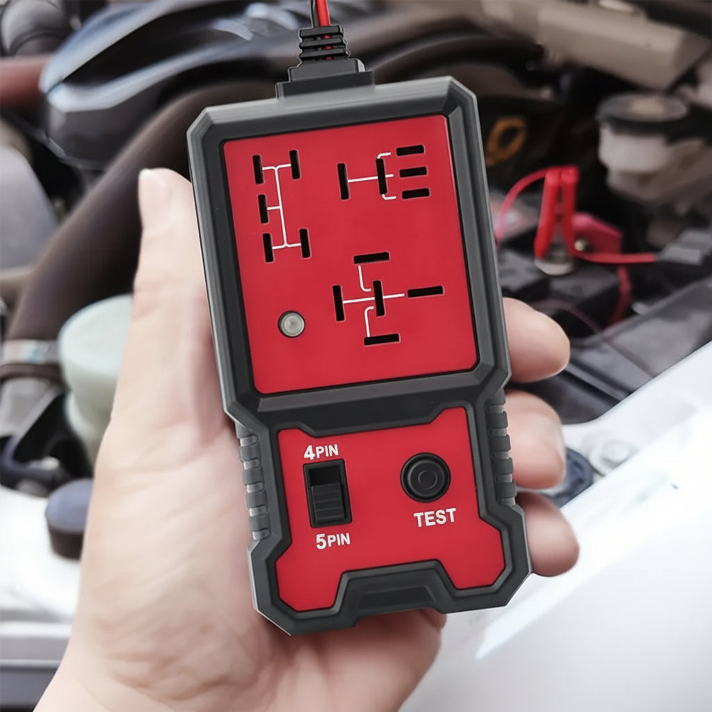 12V Battery Tester With LED Voltage Indicator For Cars