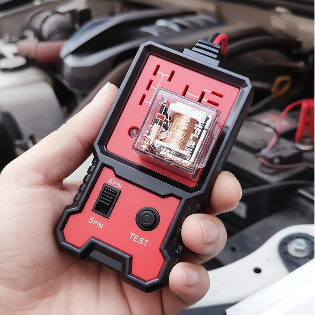 Tester baterie 12V s LED indikátorem napětí pro automobily