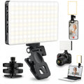 Clip-On LED Selfie Light For Phone With Adjustable Brightness And Color Temperature