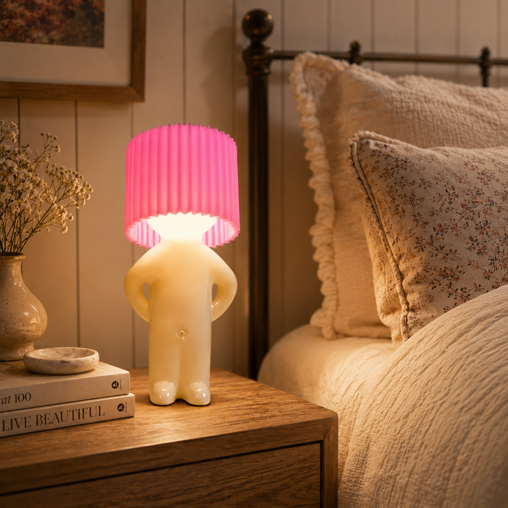 Lekfull modern LED-bordslampa för hem eller kontor
