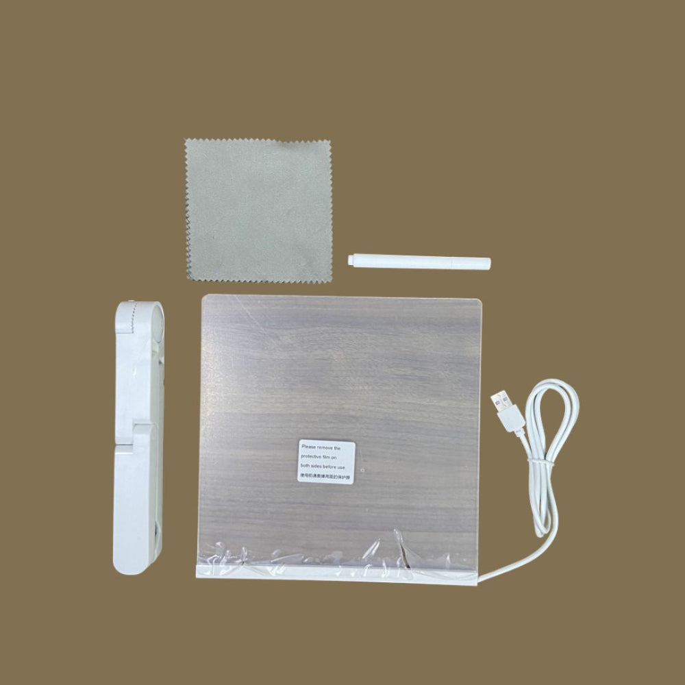 Kids LED Light Drawing Board For Creative Writing Surface