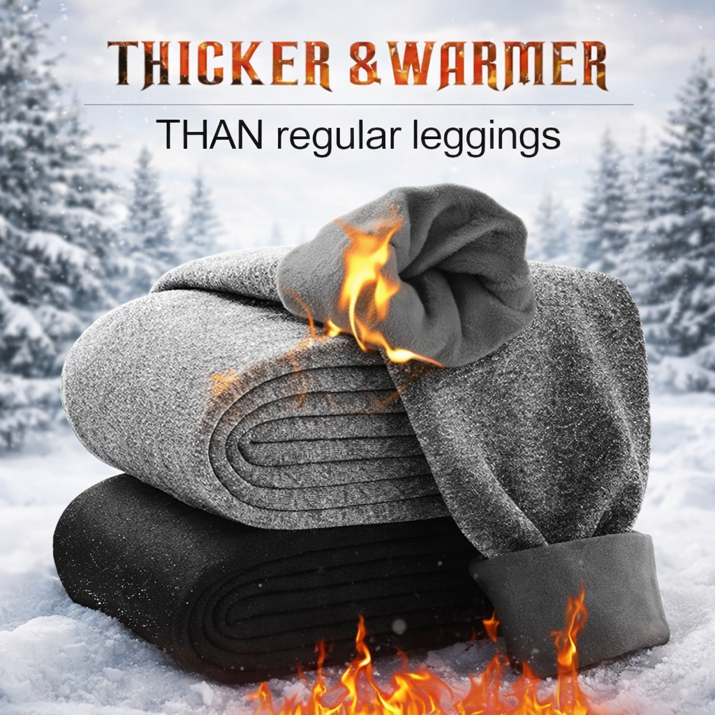 Leggings invernali a vita alta con tasche per l'uso quotidiano