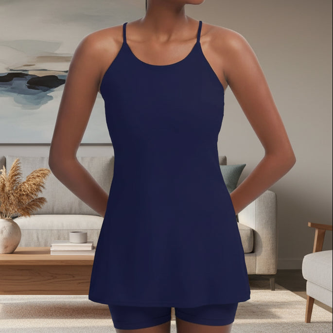VientoFlex Active-Kleid mit integrierten Shorts und Taschen für Bewegungsfreiheit