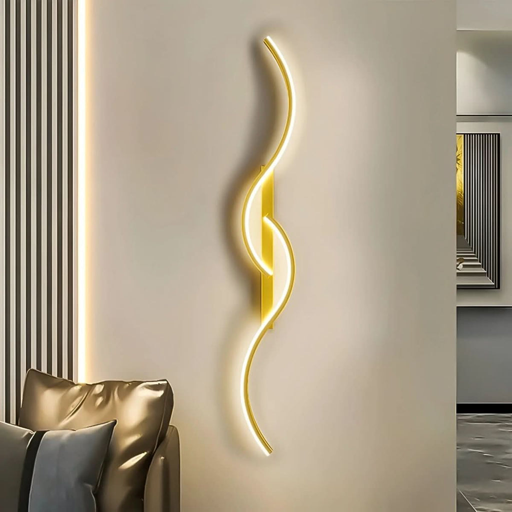 NovaCurve Lampada da Parete LED Curva Moderna con Design Dinamico