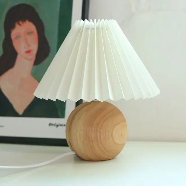 Lampă de masă vintage elegantă Lumera cu abajur pliabil