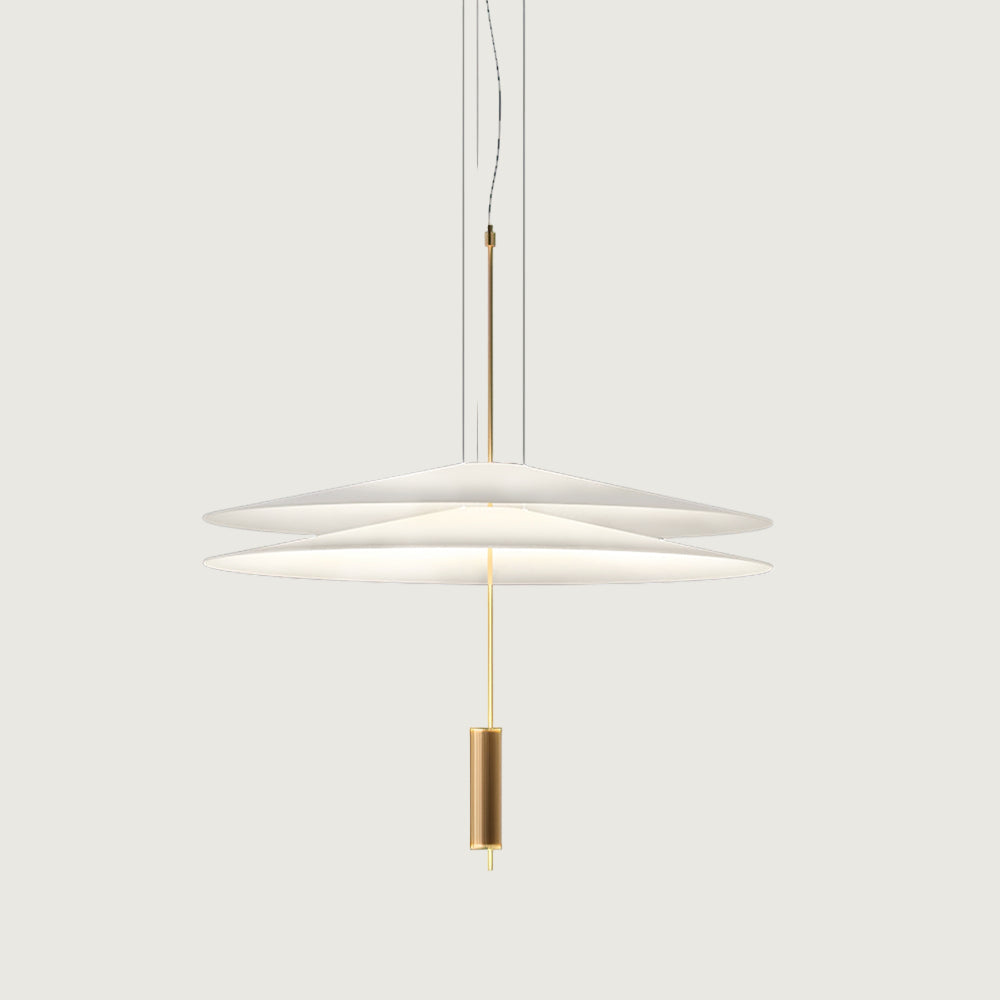 LED Acrylic Gold Black Ceiling Light Chandelier For Living Room And Bedroom, 50 Or 67 Cm