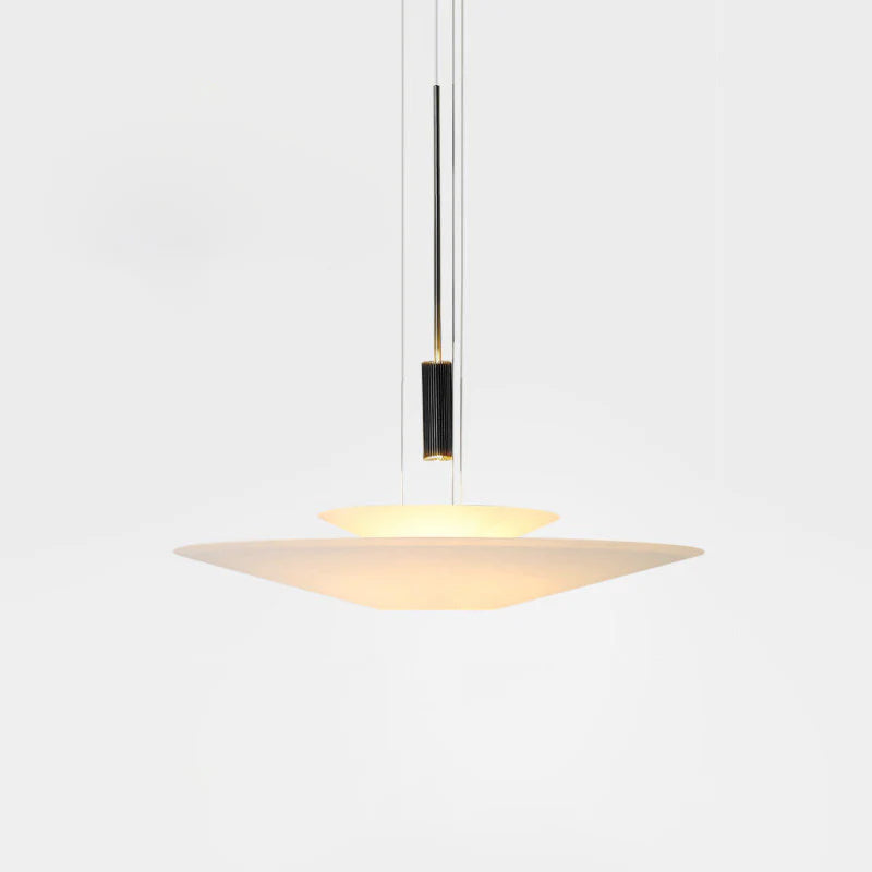 LED Acrylic Gold Black Ceiling Light Chandelier For Living Room And Bedroom, 50 Or 67 Cm