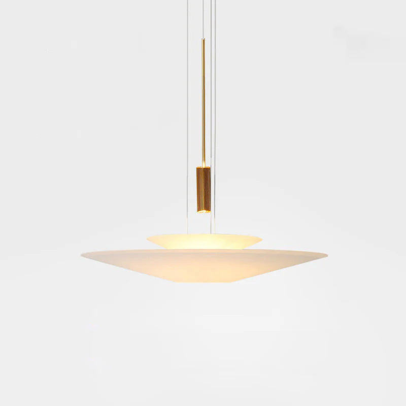 LED Acrylic Gold Black Ceiling Light Chandelier For Living Room And Bedroom, 50 Or 67 Cm