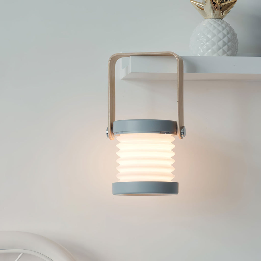GlowHaven Honeycomb bærbar bordlampe med koselig glød