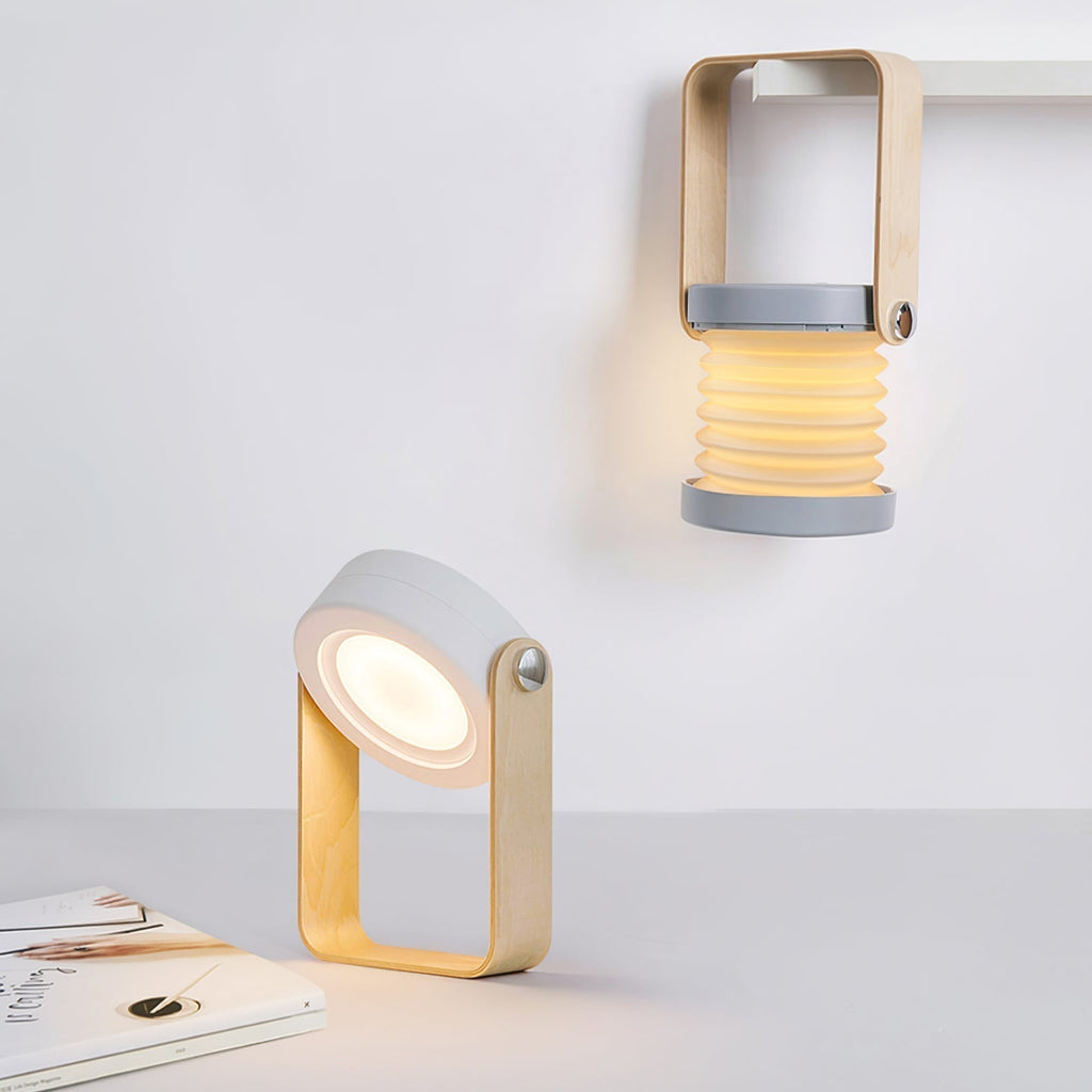 GlowHaven Honeycomb bærbar bordlampe med koselig glød