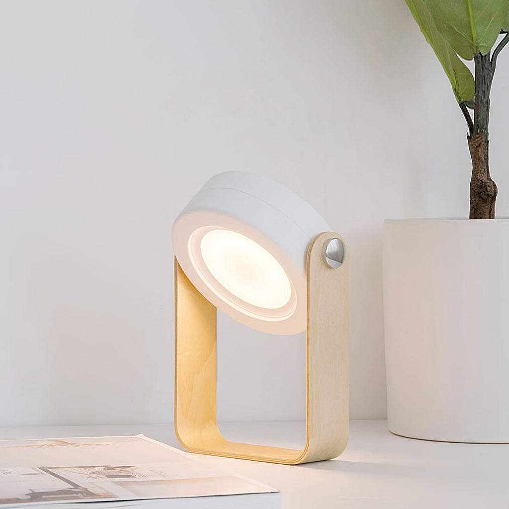GlowHaven Honeycomb bærbar bordlampe med koselig glød