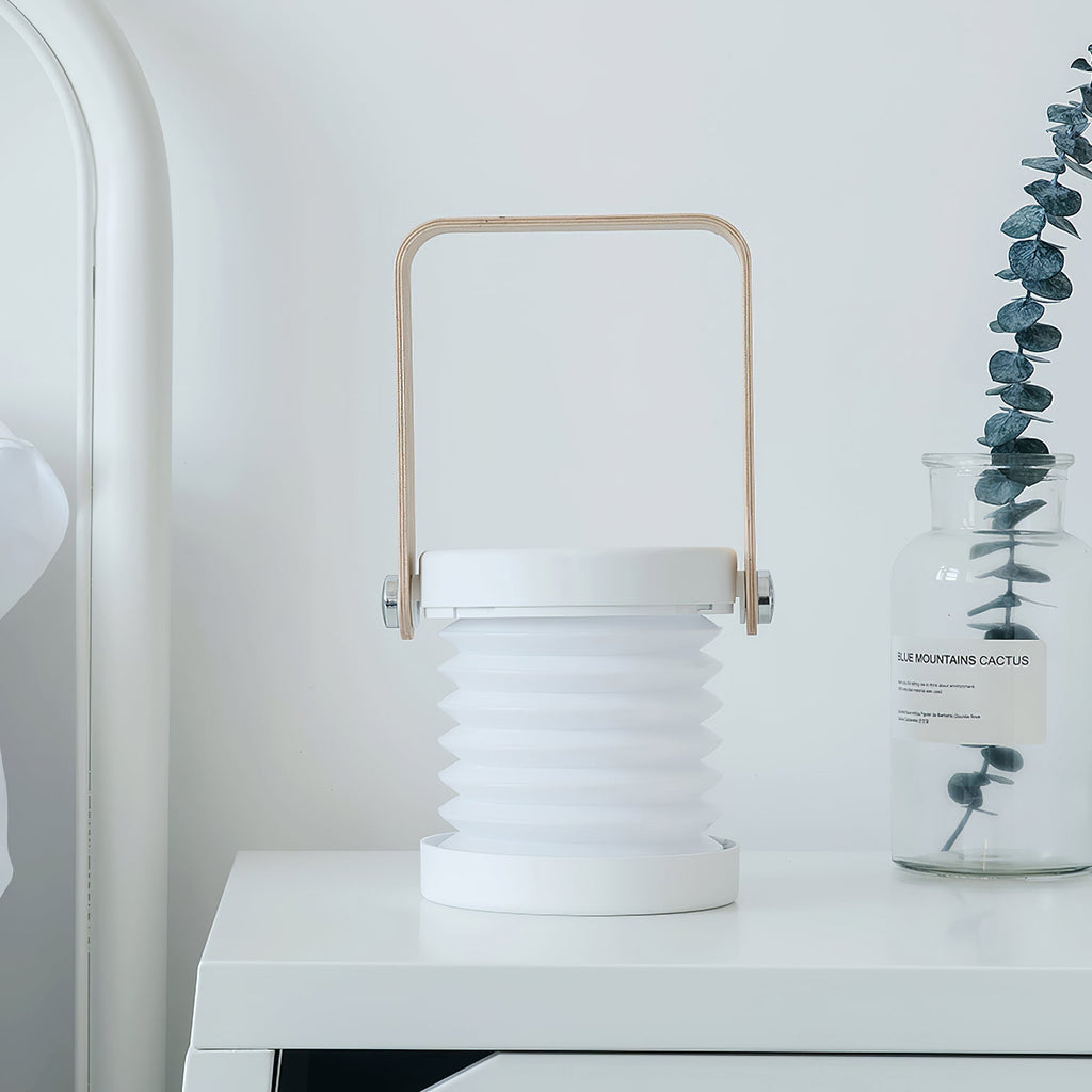 GlowHaven Honeycomb bærbar bordlampe med koselig glød