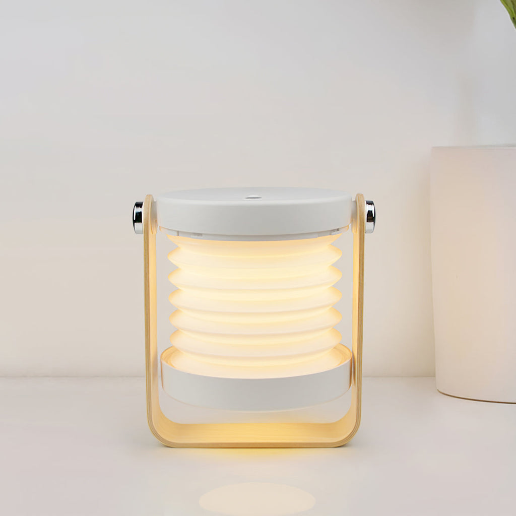 GlowHaven Honeycomb bærbar bordlampe med koselig glød