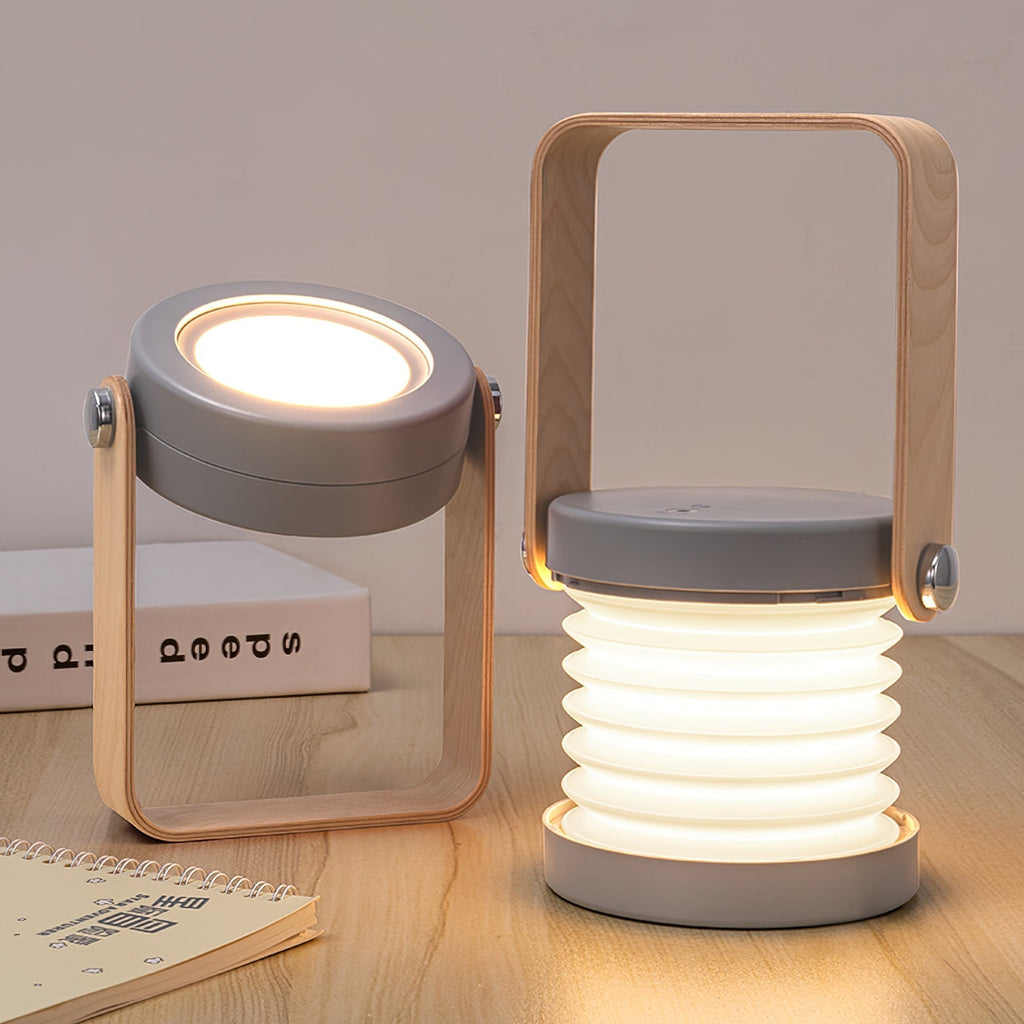 GlowHaven Honeycomb bærbar bordlampe med koselig glød