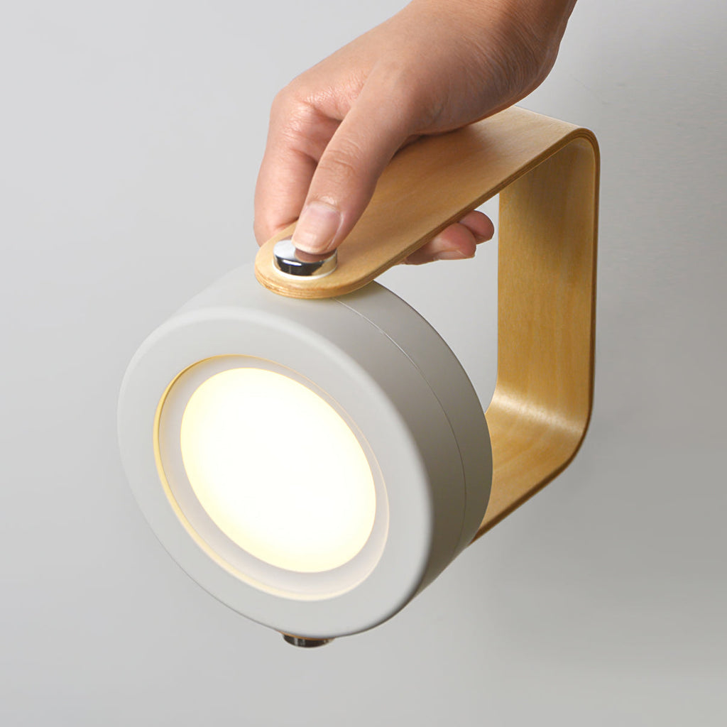 GlowHaven Honeycomb bærbar bordlampe med koselig glød