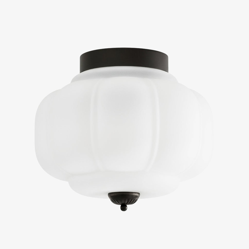 Stropní svítidlo Milk Glass s skleněným stínidlem, moderní přisazené, skandinávský styl