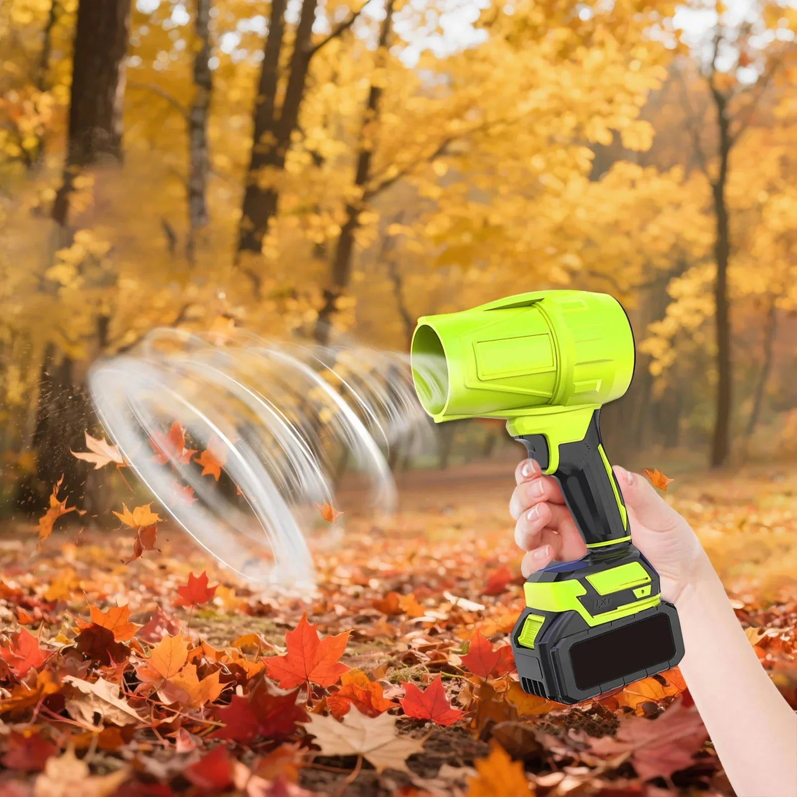 Cordless Electric Handheld Leaf Blower For Quick Yard Cleanup