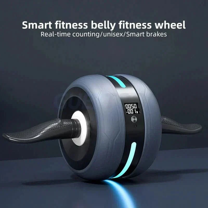 CorePulse Bauchmuskel-Rad mit Rückprall- und Zählfunktion für effektives Core-Training