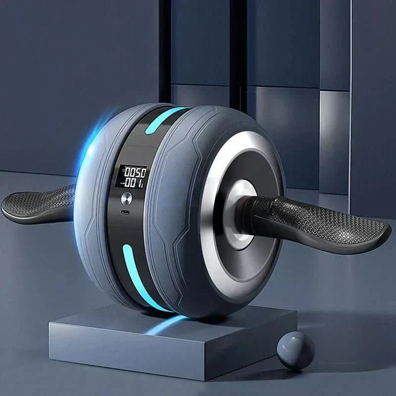 CorePulse Bauchmuskel-Rad mit Rückprall- und Zählfunktion für effektives Core-Training