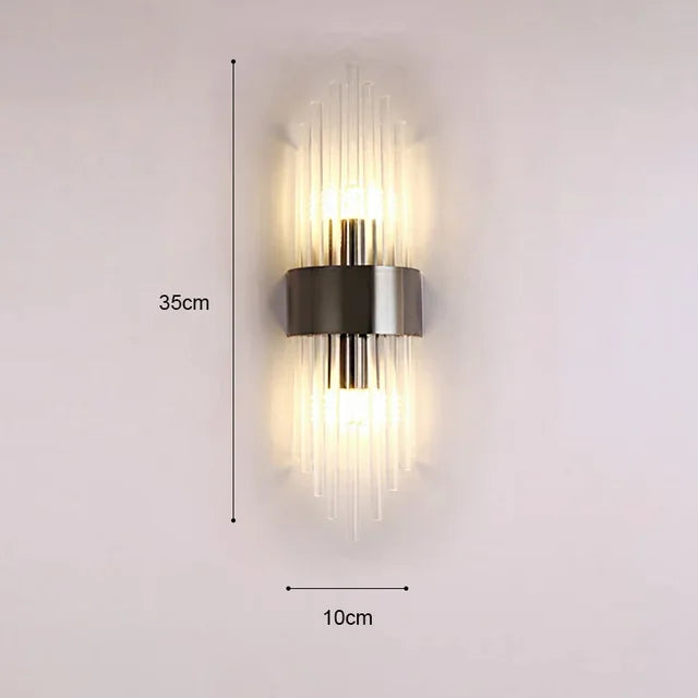 NobleGlow Zářivá nástěnná lampa pro stylové domácí interiéry