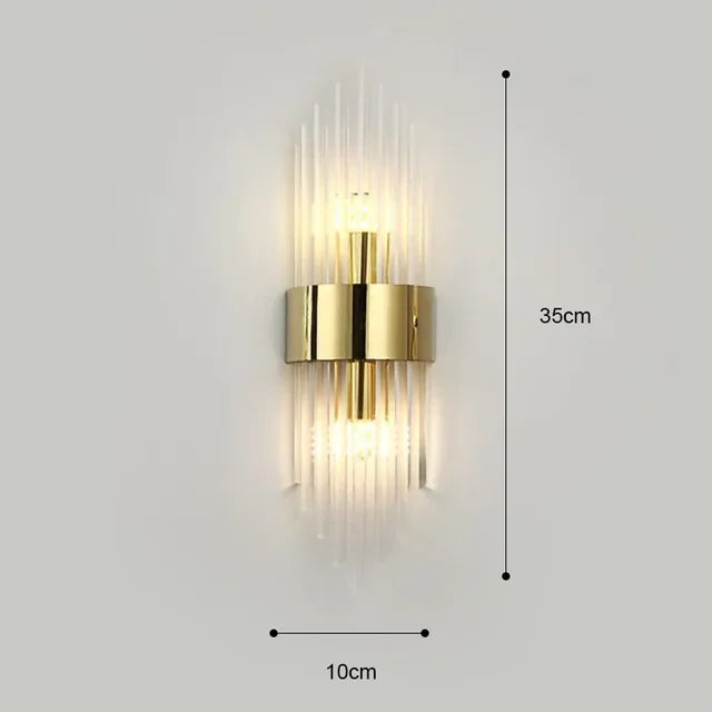 NobleGlow Zářivá nástěnná lampa pro stylové domácí interiéry