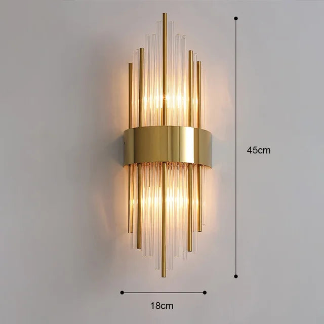 NobleGlow Zářivá nástěnná lampa pro stylové domácí interiéry